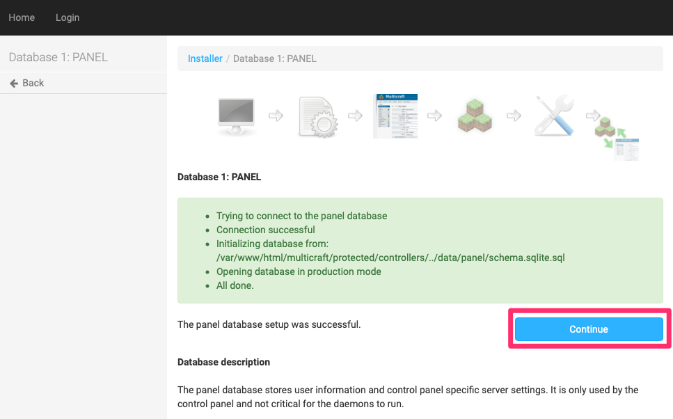 Multicraft Database Creation. Multicraft Database Creation.