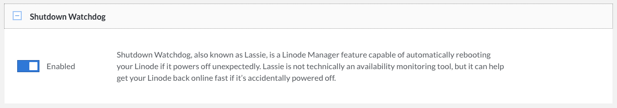 Configuring Shutdown Watchdog Configuring Shutdown Watchdog